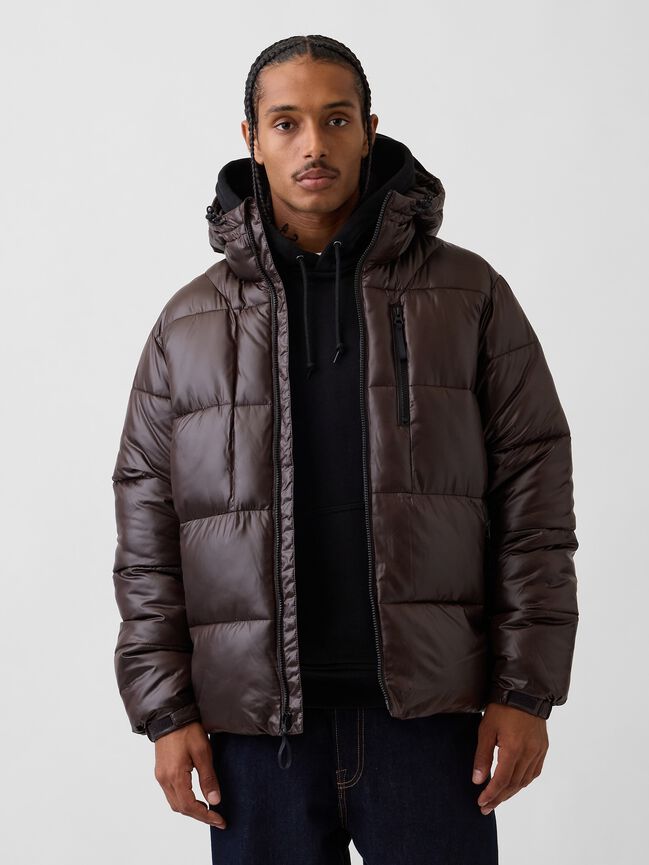 Recycled Heavyweight Puffer Jacket gap recycled heavyweight puffer jacket