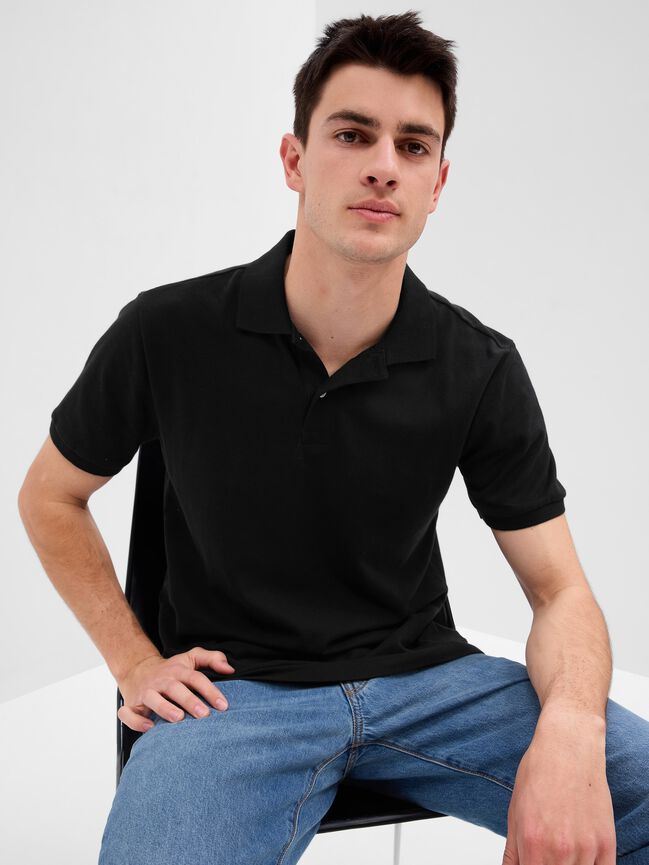 Stretch Pique Polo Shirt gap stretch pique polo shirt