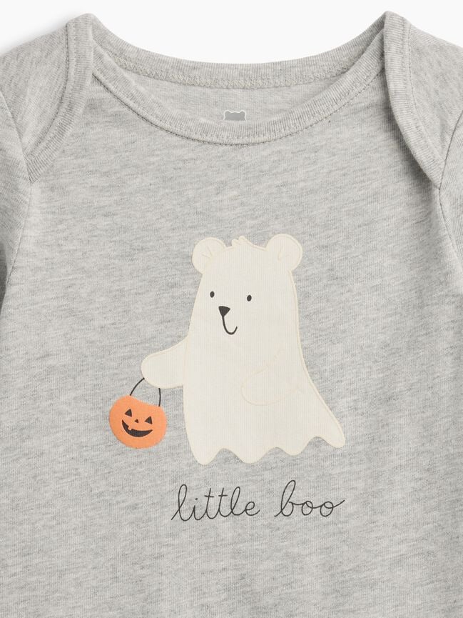 Baby First Favorites Organic Cotton Halloween Bear Bodysuit gap baby first favorites organic cotton halloween bear bodysuit