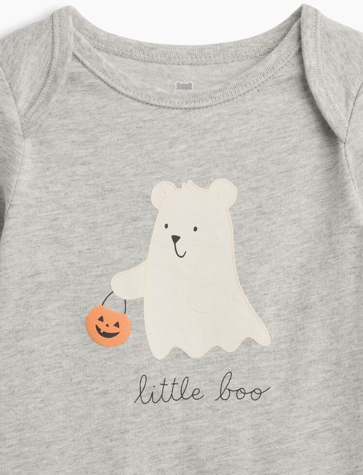 Baby First Favorites Organic Cotton Halloween Bear Bodysuit gap baby first favorites organic cotton halloween bear bodysuit