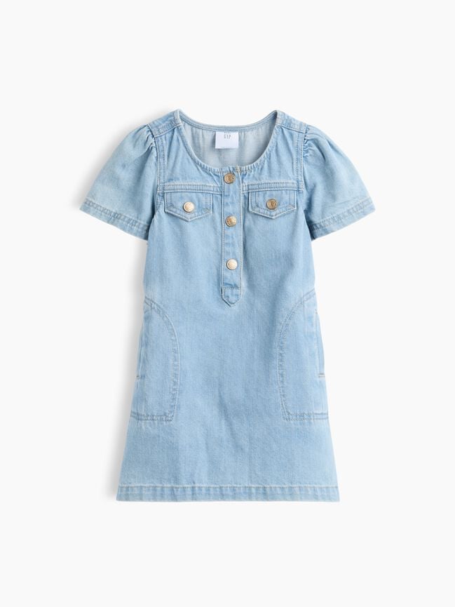 Baby & Toddler Denim Shirtdress gap baby toddler denim shirtdress