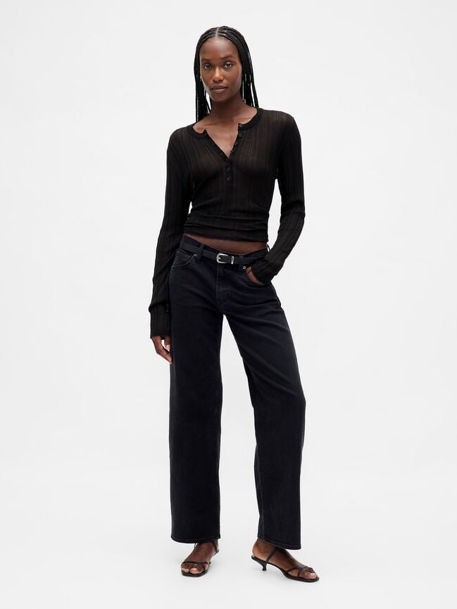 Low Rise '90s Loose Jeans gap low rise 90s loose jeans