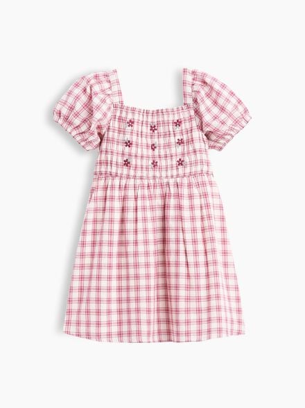 gap baby toddler smocked plaid dress gap baby toddler smocked plaid dress