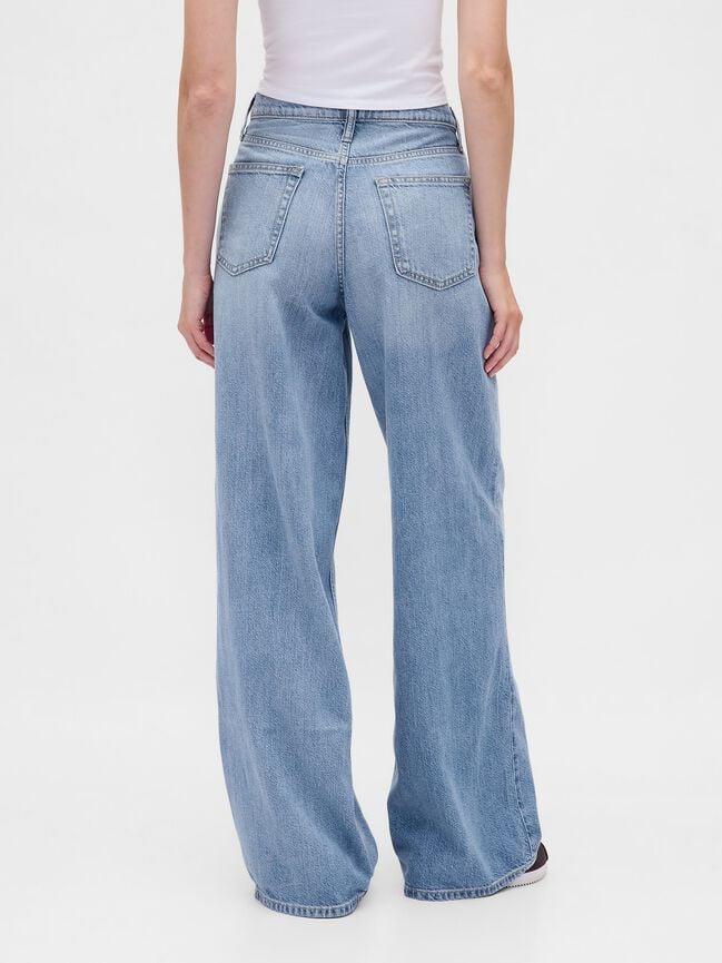 Mid Rise UltraSoft Baggy Jeans gap mid rise ultrasoft baggy jeans