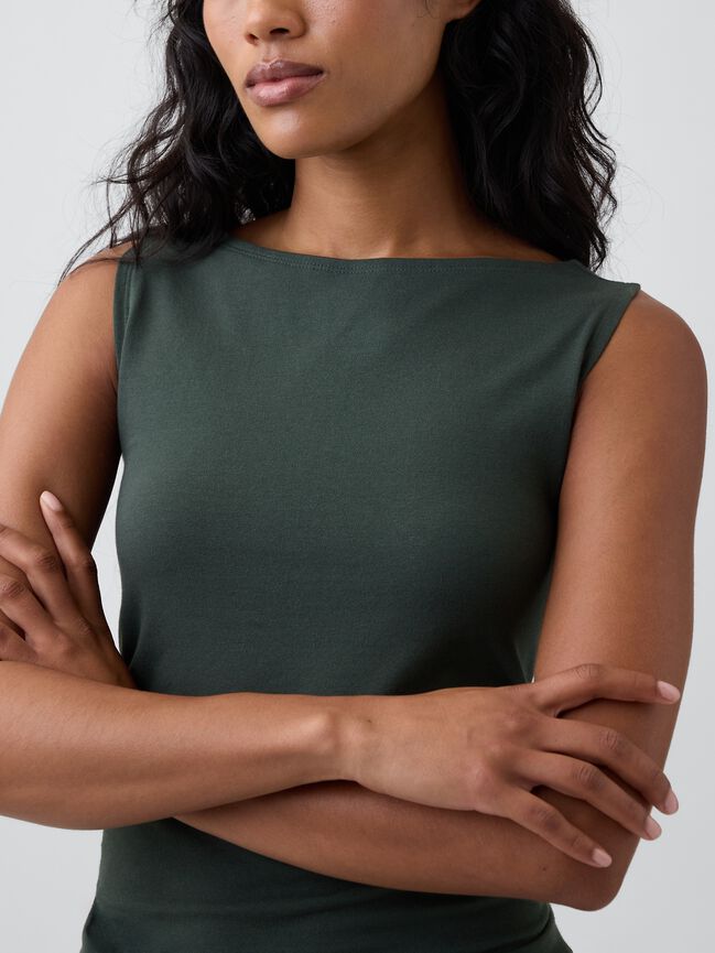 Boatneck Tank Top gap boatneck tank top