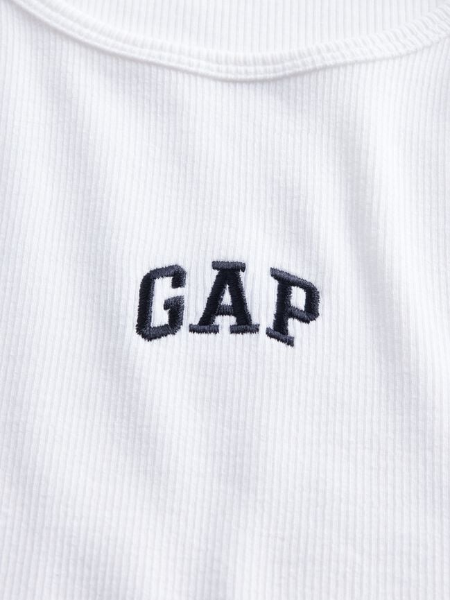Modern Rib Gap Logo T-Shirt modern rib gap logo t shirt