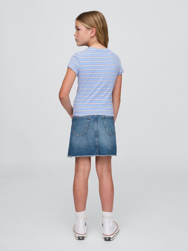 Kids High Rise Denim Skirt gap kids high rise denim skirt