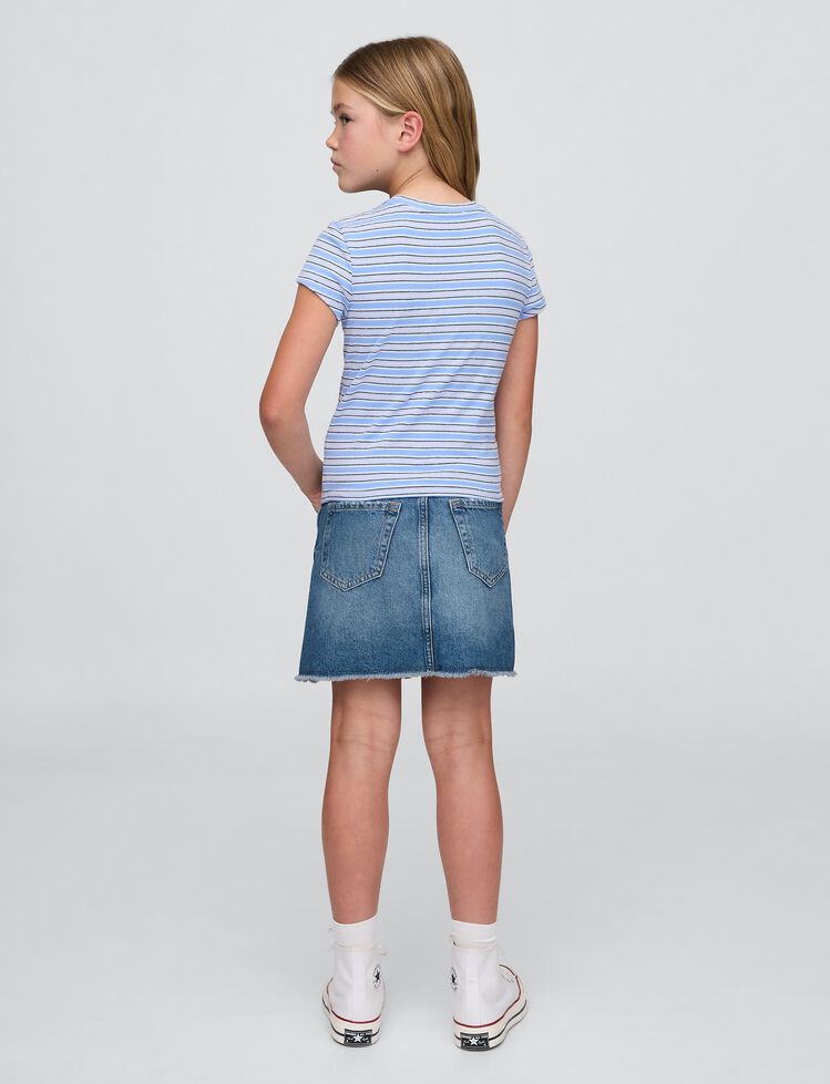 Kids High Rise Denim Skirt gap kids high rise denim skirt