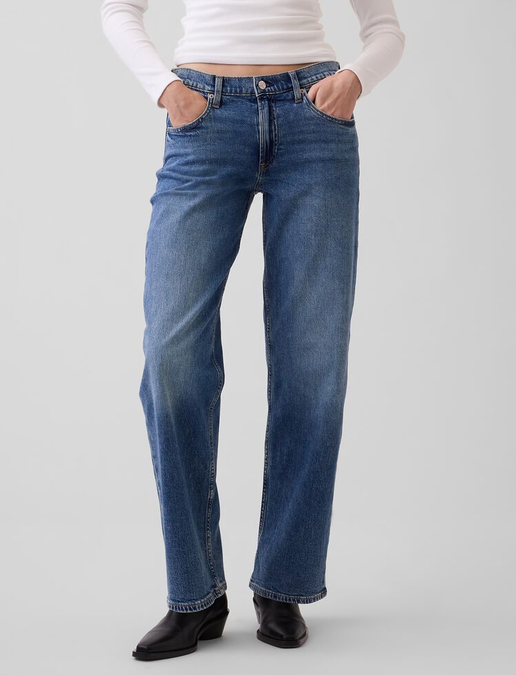 Low Rise '90s Loose Jeans gap low rise 90s loose jeans