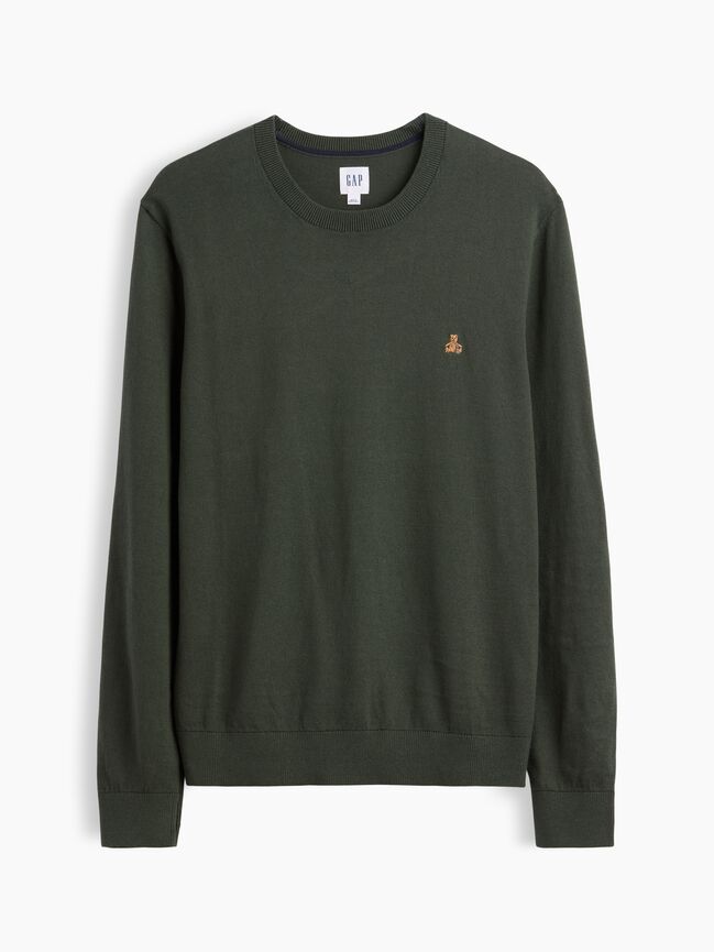 Cotton Crewneck Sweater gap cotton crewneck sweater