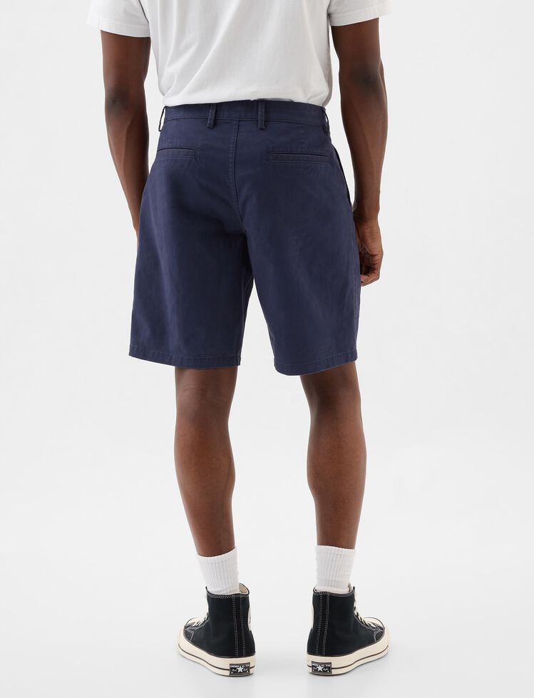 9" Essential Khaki Shorts gap 9 essential khaki shorts